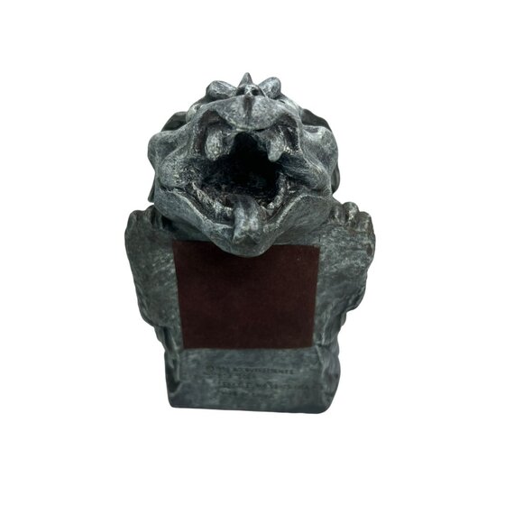 Accoutrements 1994 Resin Dragon Gargoyle Statue Bookend Shelf Sitter Decor - Picture 4 of 9